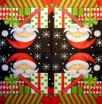 NW-154 Weihnachtsmann - 3-lagig - Stephanie Stouffer